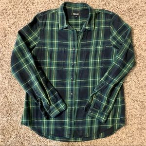 Madewell Plaid Flannel size M